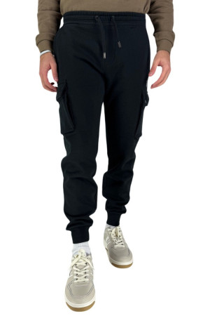 US Polo ASSN pantaloni in felpa cargo con logo ricamato Laz us40115009 [94a7e459]