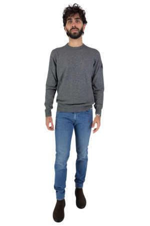 Roy Roger's maglia girocollo in lana e cashmere Fin.12 rru502cc53xxxx [17a234fb]