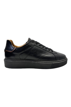 La Martina sneaker in pelle di vitello lfm242.001 [67b33d2d]