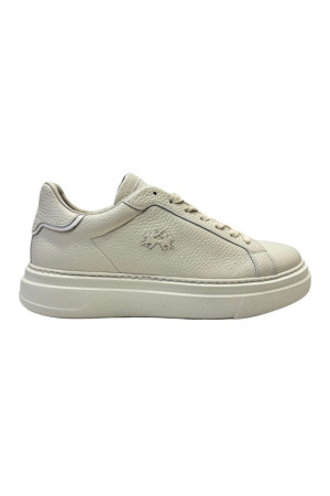 La Martina sneaker in pelle di vitello bottalata lfm242.010 [76dd66ff]