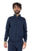 Gymnasium felpa full zip collo lupetto e logo ricamato gyuai24900