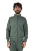 Gymnasium felpa full zip collo lupetto e logo ricamato gyuai24900