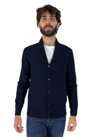 Nerovago cardigan collo lupetto a bottoni in morbido tessuto 742046 [a732fd58]