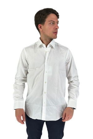 Alviero Martini camicia in cotone con inserti Geo Classic u/1303/ue43 [4206f5fd]