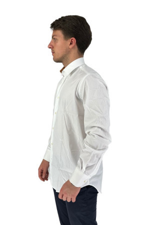 Alviero Martini camicia in cotone con inserti Geo Classic u/1303/ue43 [4206f5fd]