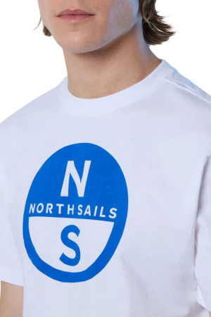 North Sails t-shirt in cotone organico con maxi logo 692972 [2ea648e1]