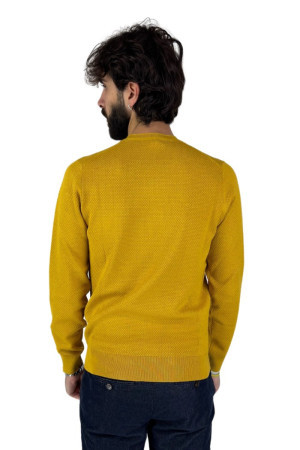 Nerovago maglia girocollo in misto viscosa chicco di riso 740231 [1d1d8845]