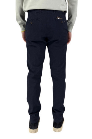 Squad2 pantalone chino in cotone microlavorato Romeo [12cf6685]