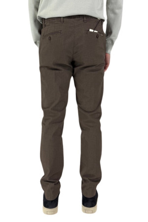 Squad2 pantalone chino in cotone microlavorato Romeo [3a93c880]