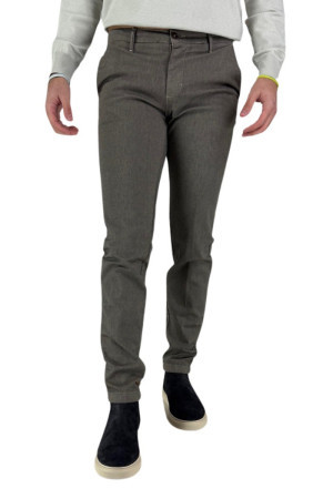 Squad2 pantalone chino in misto cotone microlavorato Aurelio [bb31d198]