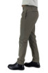 Moro pantalone in raso di cotone con tasche a filo mi2572 [eb2dc2f1]