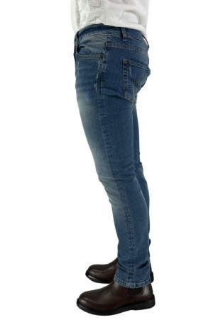 Lumberjack jeans in cotone stretch mid blue cmb3447-008 cc041 [b87961c5]