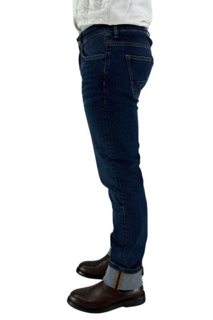 Lumberjack jeans in cotone stretch mid blue cmb3447-003 cc023 [dc5d2f1c]