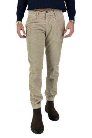 Triple A pantalone chino capri in velluto a costa p683-2422 [16d87a6b]