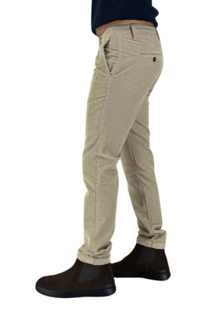 Triple A pantalone chino capri in velluto a costa p683-2422 [cffe3966]