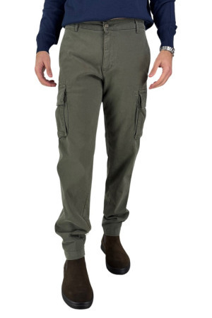 Lumberjack pantalone cargo in cotone stretch cm80747-013 [a23542a4]