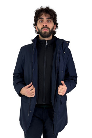 Markup parka in softshell triplo strato con pettorina staccabile mk794015 [b71d0d02]