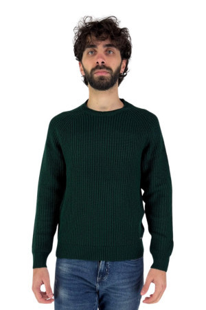 Markup maglia girocollo in misto lana a costa inglese mk590065 [a3729d53]