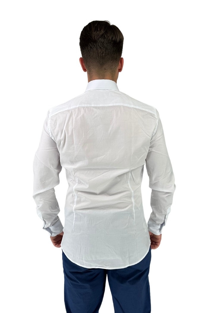 Camicia Oversize Collo Classico In Cotone White Gerard Darel